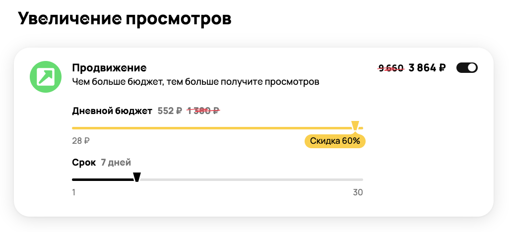 Как получить скидку на продвижение Авито?